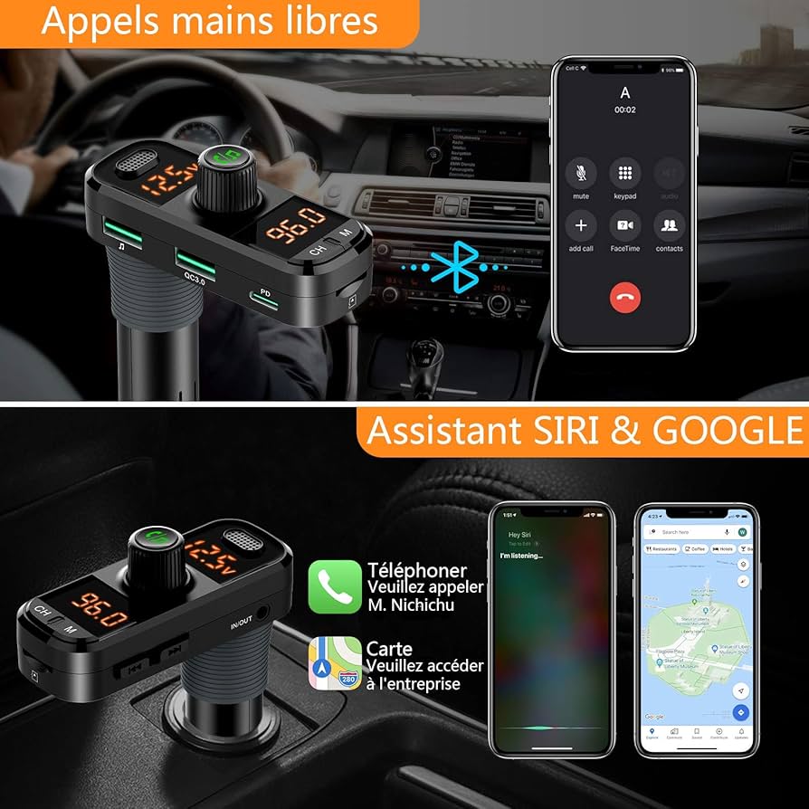 トランスミッター3点セット FMトランスミッター ドライブレコーダー セット Bluetooth対応